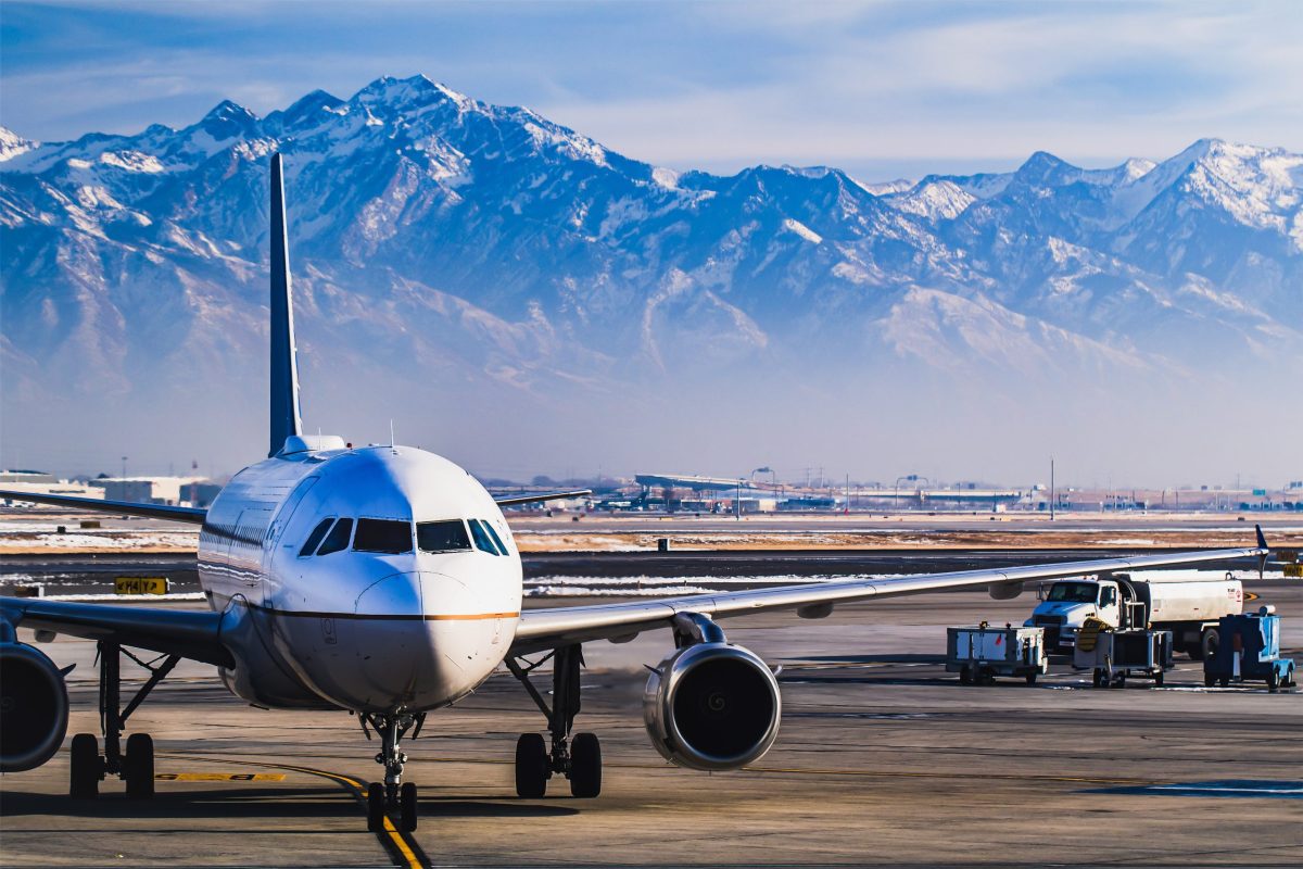 Beautiful,View,Of,The,Snow,Covered,Mountains,From,Salt,Lake